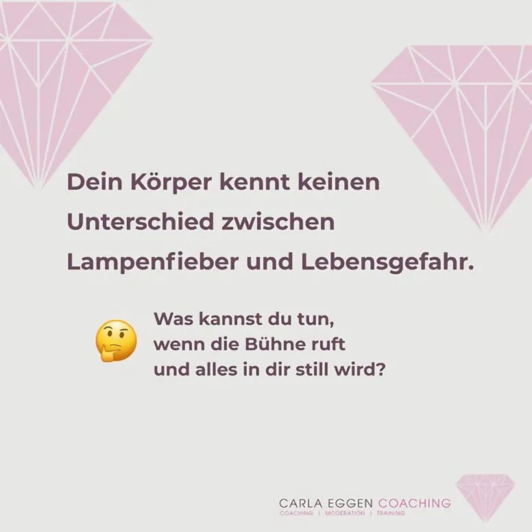 Präsentationstraining und Lampenfieber: Wie du deine Nerven beruhigst